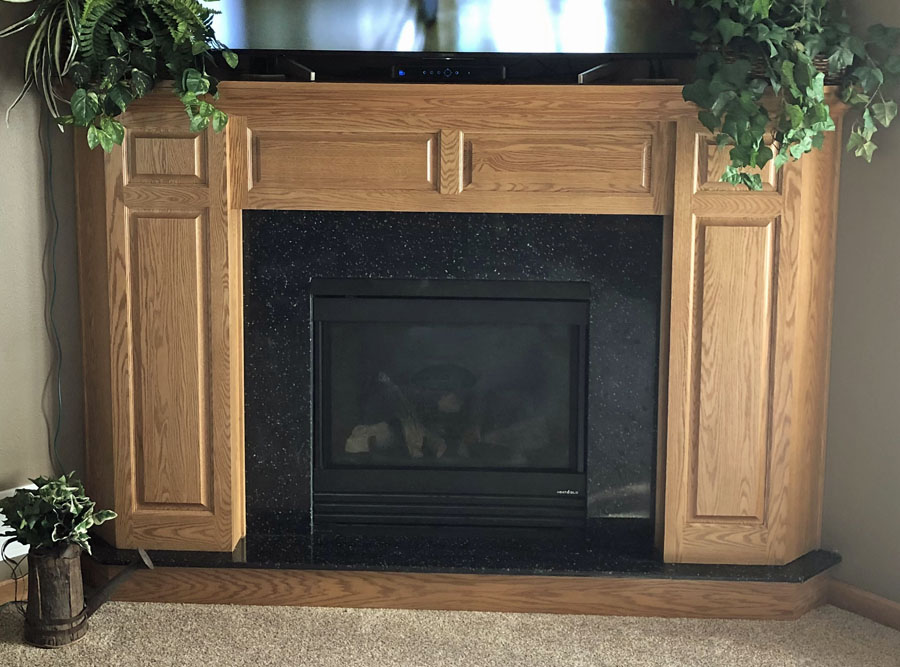 fireplace surround